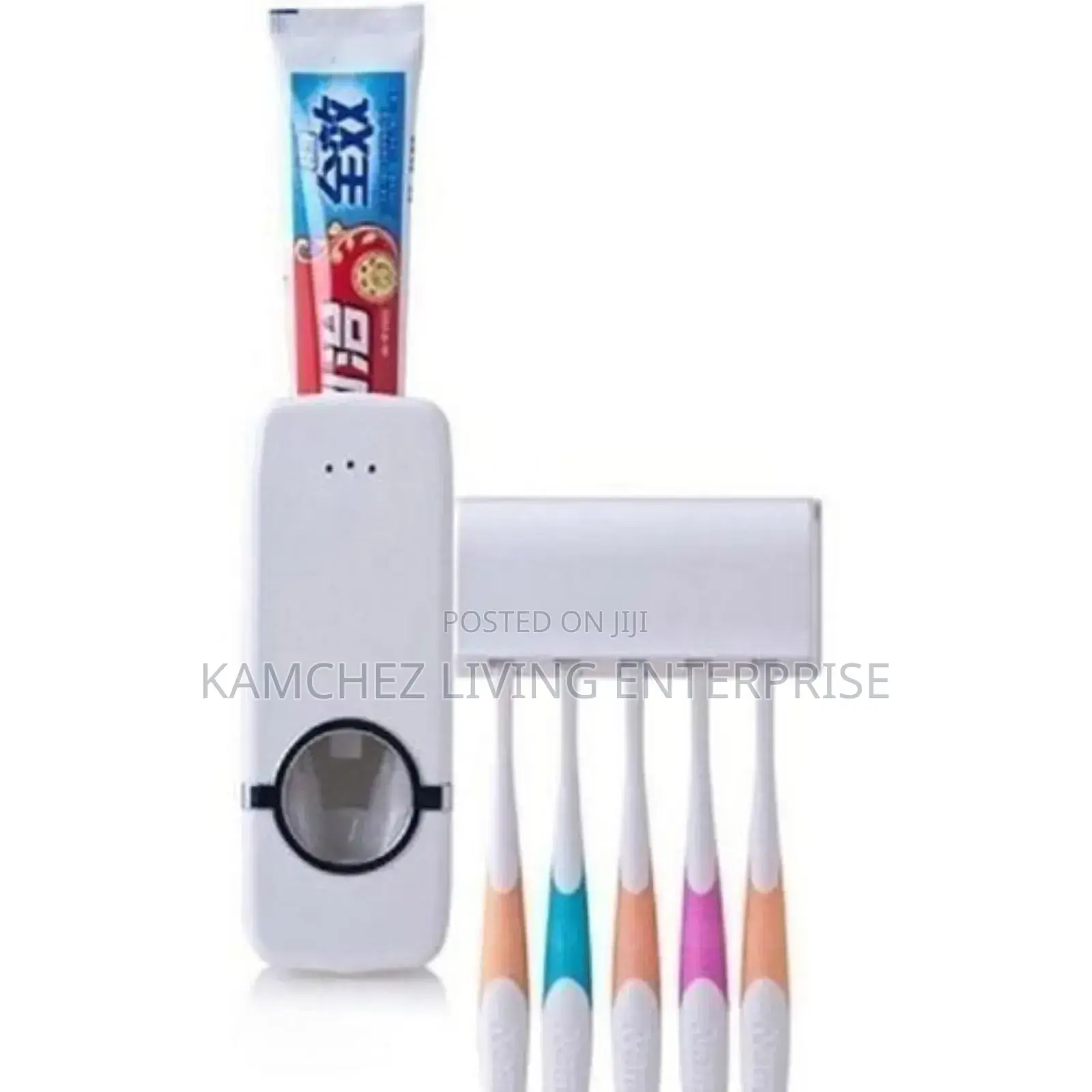 Toothbrush Holder Automatic Toothpaste Dispenser