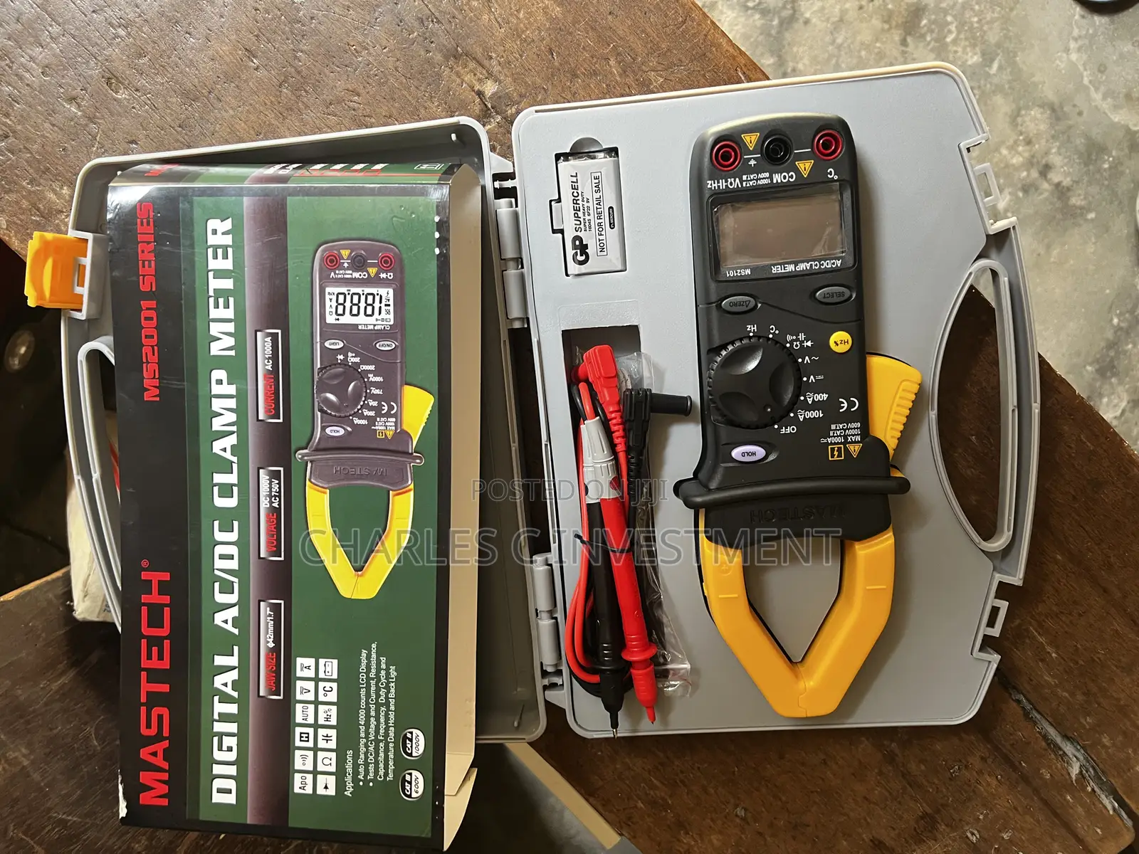 Mastech Ms2001 Series 1000a Ac/Dc Digital Clamp Me