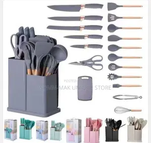 Silicon Non-Stick Cooking Spoon Set