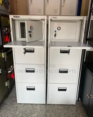 Metal Filing Cabinet With in Build Safe