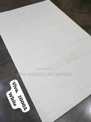 10by13 Feets Modern Turkish White Plain Vip Centre Rug