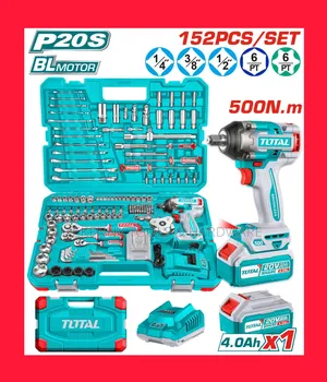 Thkthp31522 Img 152 PCS Cordless Impact Wrench Tools Set