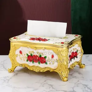 European Luxury Storage Box Tissue Box Container