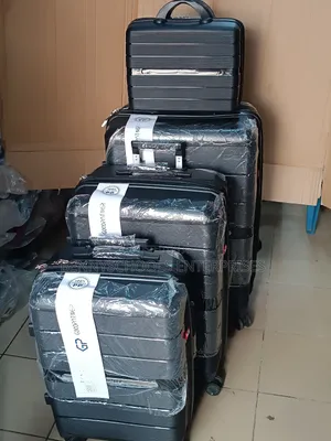 Black Gp Set 4 Expandable Unbreakable Rubber Box Antitheft