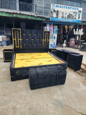 Padded Luxury 6by6 Bed Stand/Frame.