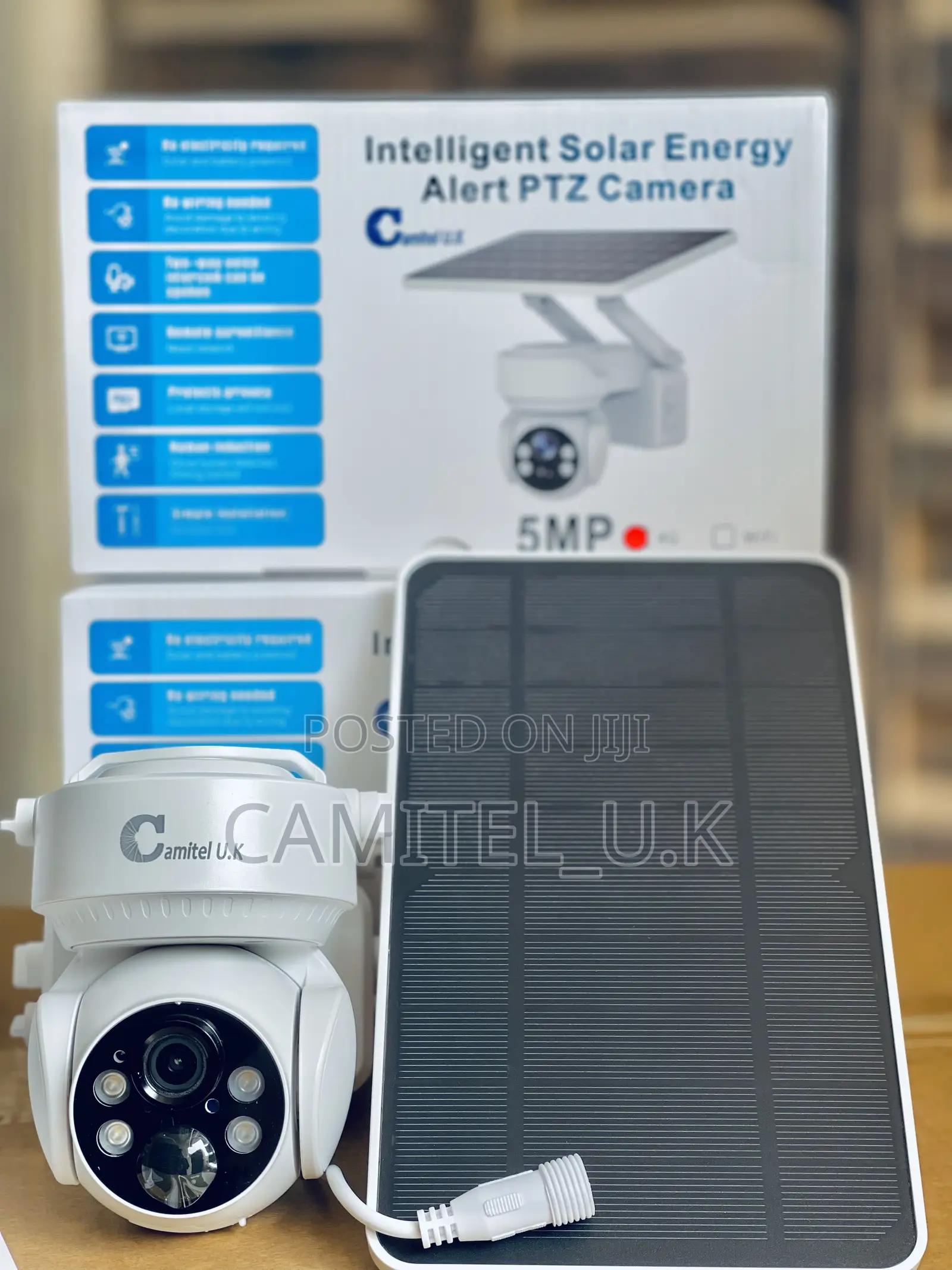 4g Ubox PTZ Solar Security Camera