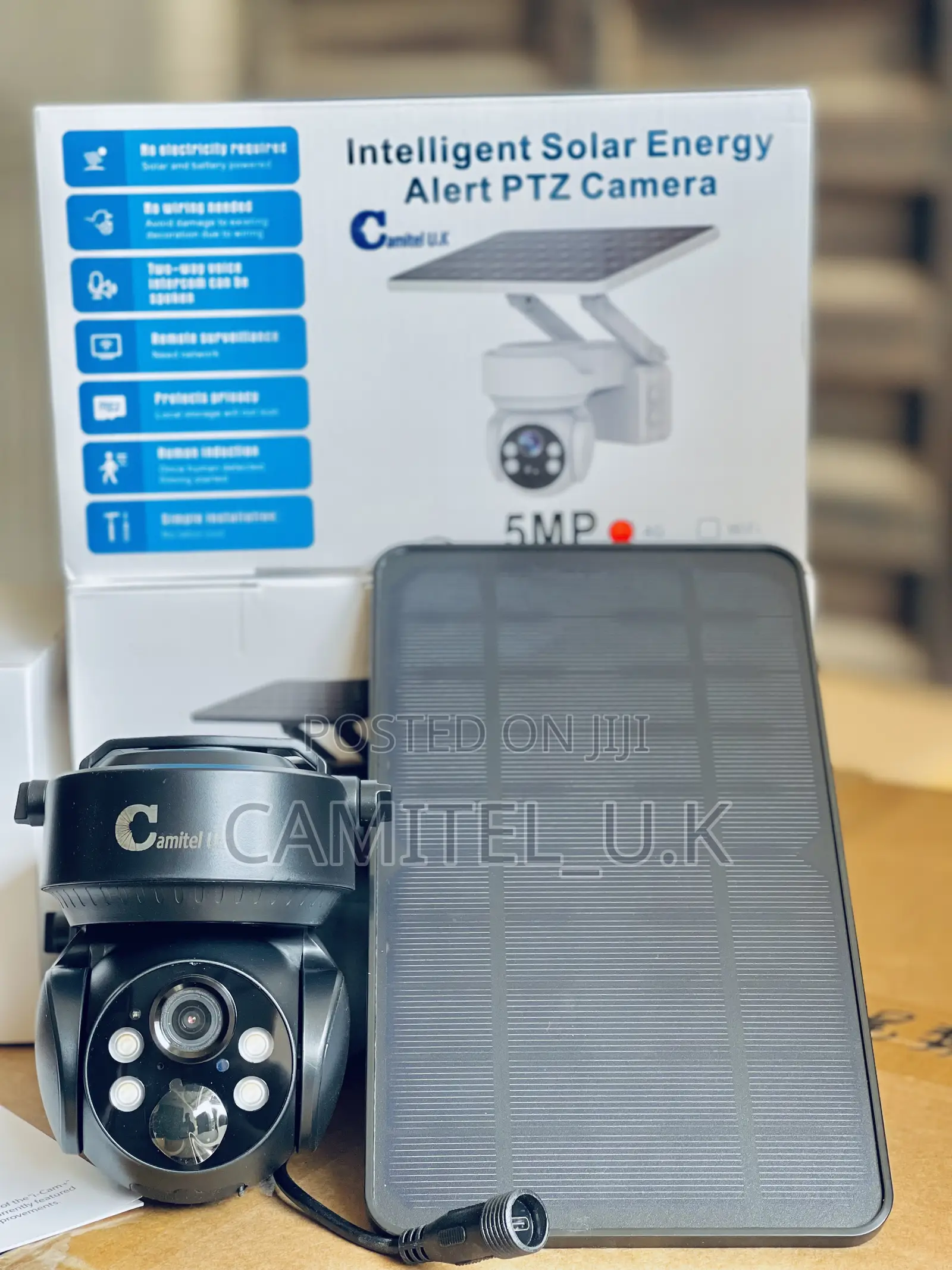 4g Ubox PTZ Solar Security Camera