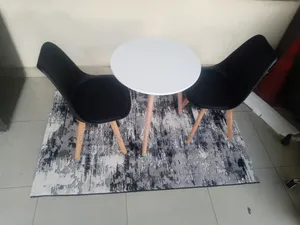 Table and Chair With Wooden Leg