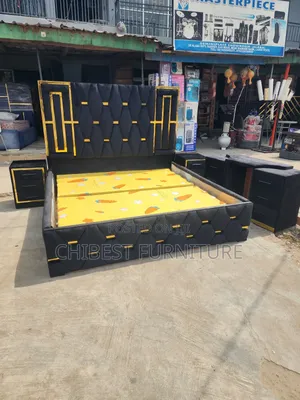 Executive Black Coloured 6by6 Bed.