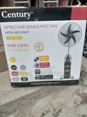Century 18" Rechargeable Mist Fan