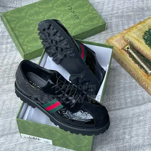 Quality Big Sole Gucci Lace Up Shoe in Sizes