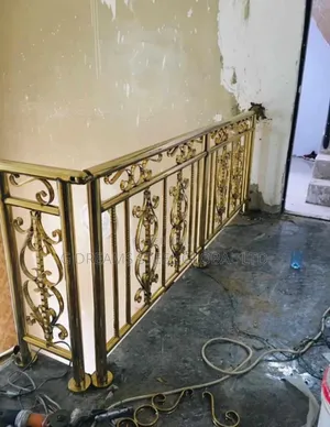 Stainless Gold Handrails