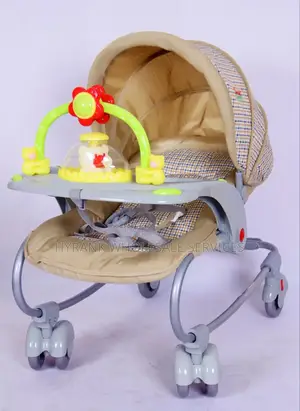 Stroller, Rocker and Carrier and Also Used as Feeding Chair