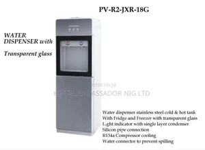 Polystar Water Dispenser With Transparent Glass