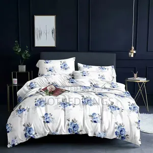 Colourful Duvet, Bedsheet With 4 Pillow Cases