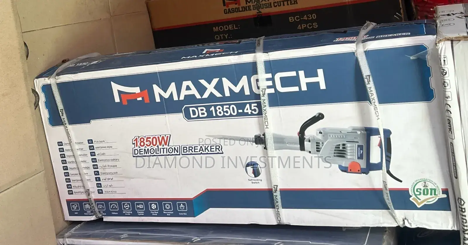 Electric Demolition Breaker 1850w