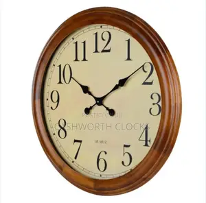 60cm Traditional European Antique Design Wood Wall Clock