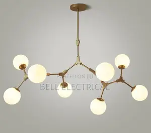 Nordic Style Glass Ball Chandelier