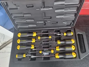 Stanley 10 Piece Cushion Grip Screwdriver Set