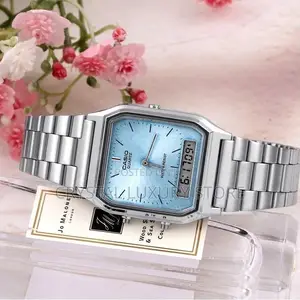 Casio Vintage Quality Luxury Men Chain Strap Wristwatch
