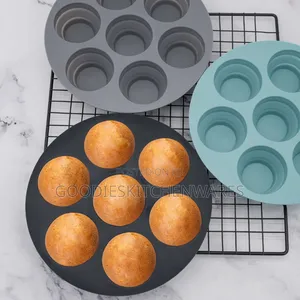 Collapsible Silicone Cupcake Mold for Air Fryer and Oven