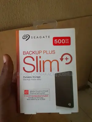External Hard Drive Seagate Backup Plus 500gb