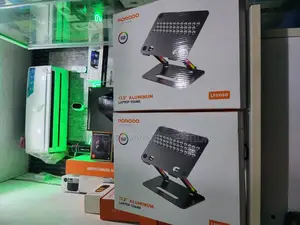 Porodo Aluminium Laptop Stand With RGB Light With RGB Light