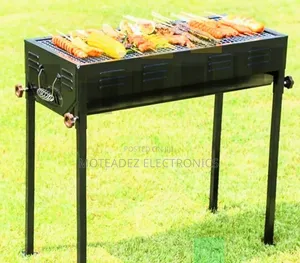 65.5cm Collapsible Standing Quality Steel BBQ Charcoal Grill