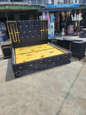 Complete Set of Padded 6by6 Bed Frame