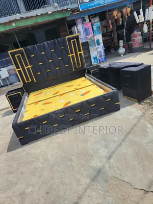 Modernized Family Size Bed Stand With Other Accessories.