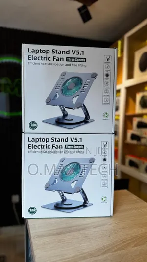 Foldable Laptop Stand With Fans For V5.1
