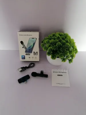 Wireless Lapel Microphone Clip-on Mic Plug Play Type-c