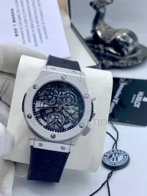 Automatic Hublot Wristwatch With Active Chronograph