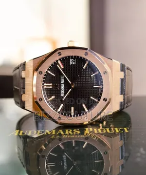 Original Audemars Piguet Genuine Brown Leather Strap Watch