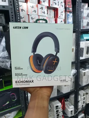 Green Lion Echo Max Headphone, Aux Cable, Bluetooth V5.3