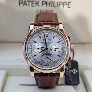 Patek Philippe Watches Automatic Chronograph Leather/Chain