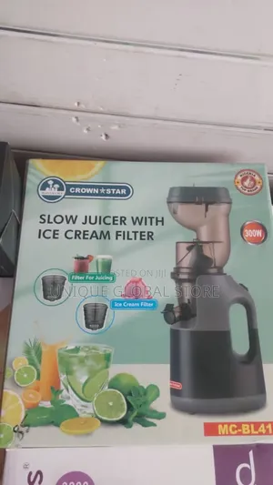Master Chef Slow Juicer With Ice Cream Filter