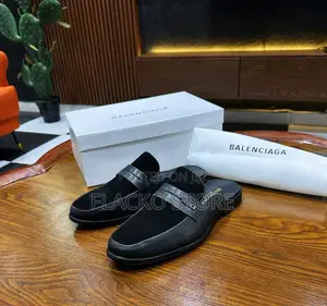 Original Balenciaga Leather Mules