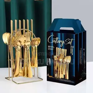 Golden Cutlery Set