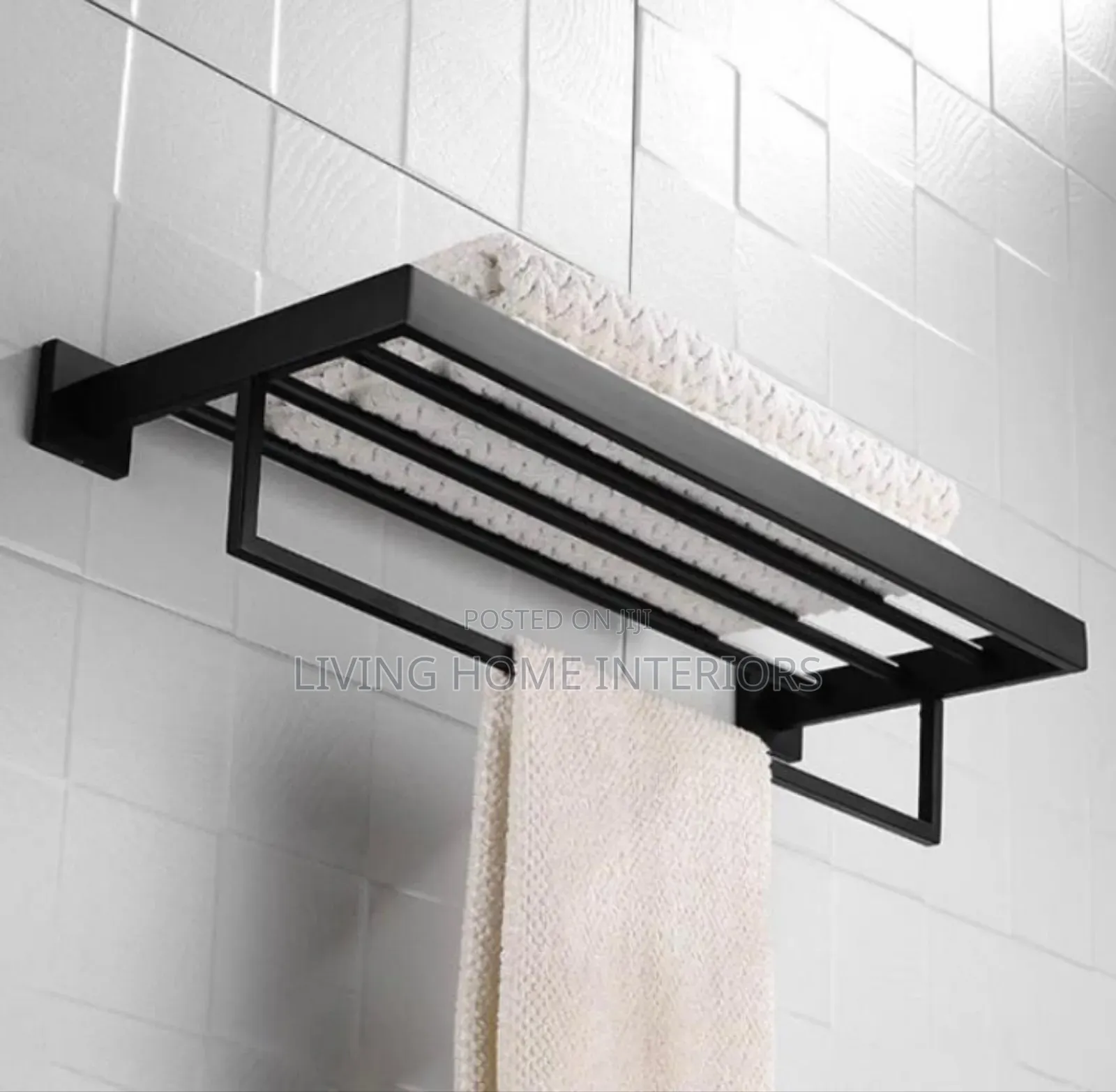 Luxury Black Multiple Towel Rack