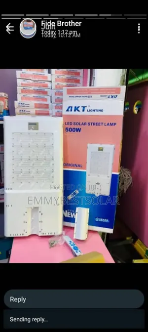 500w All In One Akt Solar Street Light