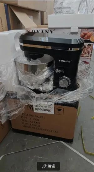 Sokany 5.0l Electric Stand Cake Mixer With Rotating Bowl