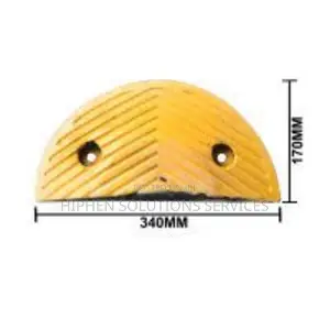 Pedestrian Speed Bump End Cap – 8mph