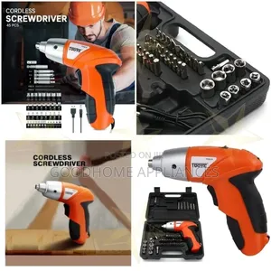 45 Pieces Rechargeable Cordless Screwdriver Set