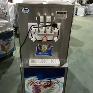 New 3 Nozzle Standing Ice Cream Machine