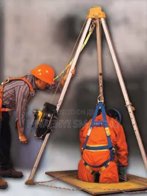 Confined Space Aluminum Tripod Walking Stick