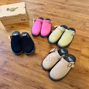Original Dr Martens Zegzag Casual Sling Back Platform Mules
