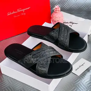 Original Salvatore Ferragamo Leather Slippers