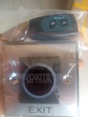 No Touch Exit Button With Remote