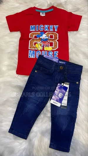 Kids Top and Jean Trouser Set